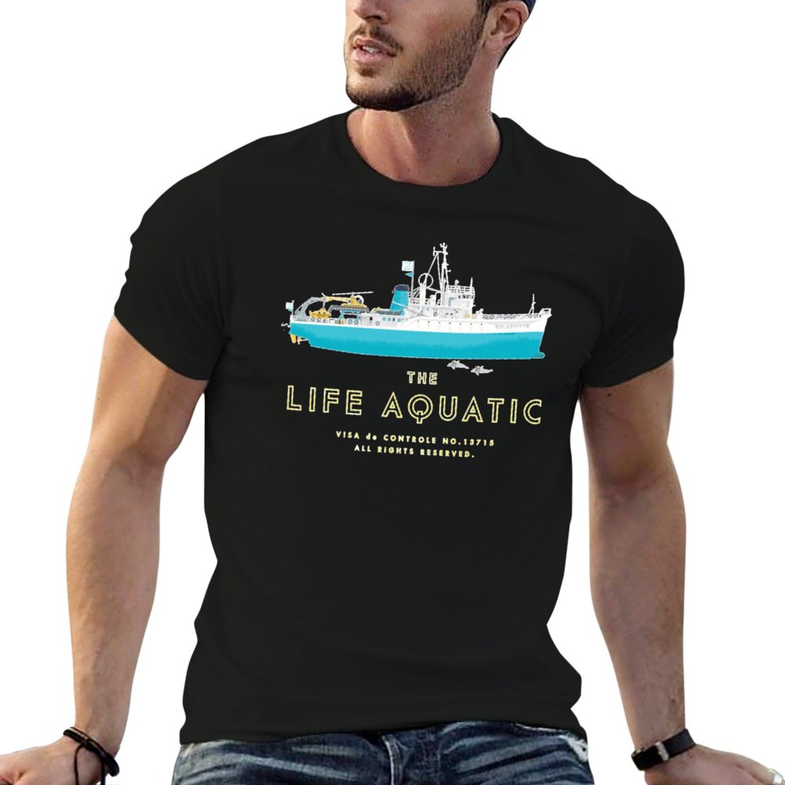 Aquatic Sports Activities - T-shirt The Life Aquatic With Steve