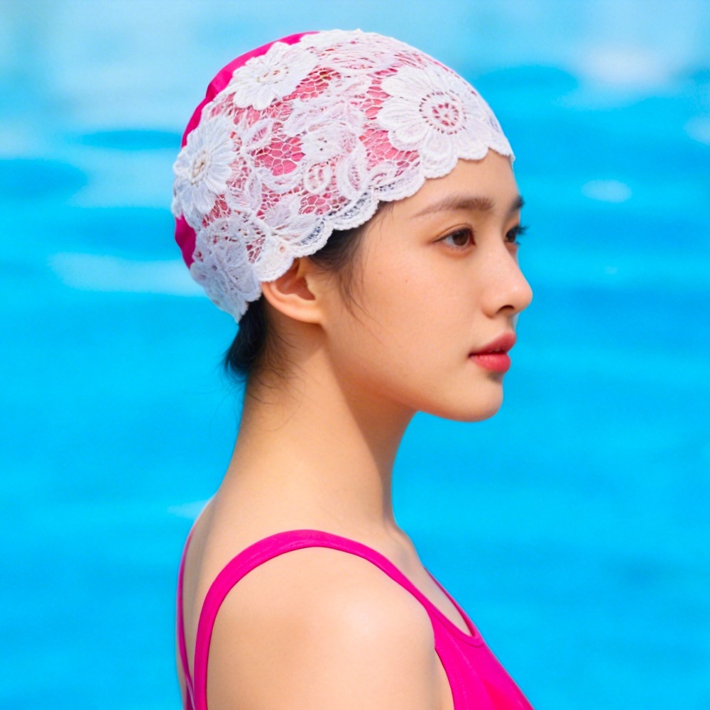 Aquatic Sports Cap - Cuffia da Nuoto in Pizzo alla